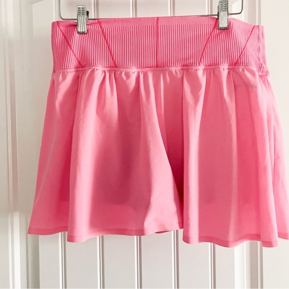 aerie Pants - OFFLINE By Aerie Seamless Corset Skort Skirt Stretch Pink XL
